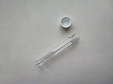 25 - 26 мл пластиковий флакон прозорий з білою закруткою, кришкою, ПЕТ пляшка, флакони, пластмасовий з ковпачком, фото 3