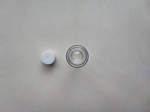 25 - 26 мл пластиковий флакон прозорий з білою закруткою, кришкою, ПЕТ пляшка, флакони, пластмасовий з ковпачком, фото 4