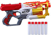 Бластер Нёрф Мега Циклоншок огонь Nerf Mega Cycloneshock Hotrod F6324