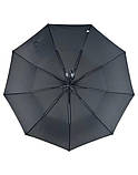 Парасоля чоловіча напівавтомат Feeling Rain LAN 938 на 9 спиць Чорний, фото 3