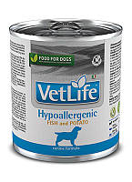 Влажный корм Farmina Vet Life Hypoallergenic Fish&Potato для собак, при пищевой аллергии, 300 г