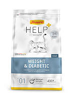 Полноценный диетический корм для взрослых кошек Josera Help Weight & Diabetic Cat поддержка при избыточном