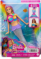 Кукла Barbie Дримтопия Сияющий хвостик Мерцающие огоньки Barbie Twinkle Lights Mermaid HDJ36 оригинал