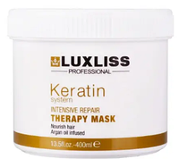 Maска для домашнего ухода за волосами Luxliss Keratin Repair Therapy Маск 400 мл