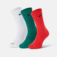 Носки спортивные Nike Everyday Plus Cushioned Socks 3 пары мультиколор (SX6888-929)