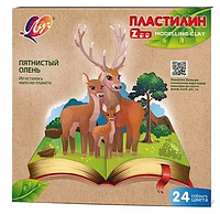 Пластилин Луч "Зоо Мини" 24 цв. 360 г