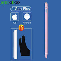 Універсальний активний стилус для планшета та телефона + стилус на кришці рожевий