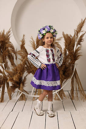 Спідничка для дівчинки Полонина фіолетова