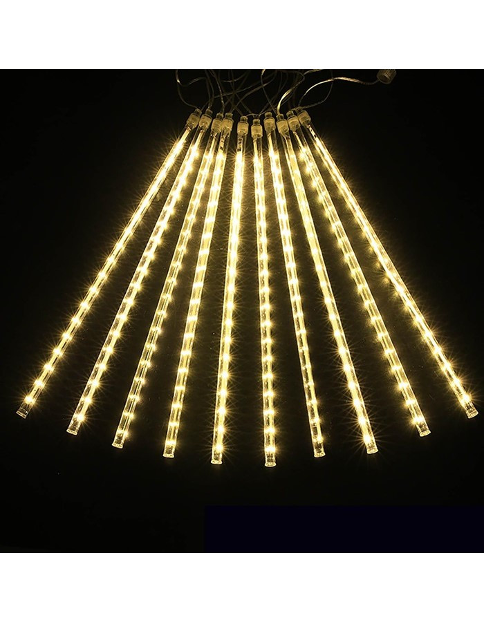 Світлодіодна гірлянда Led "Таючі бурульки, Метеоритний дощ" на 240 діодів 3.6 м (25178-E) Білий теплий