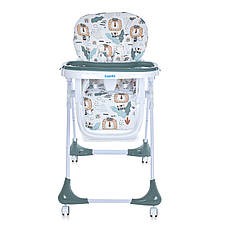 Стільчик для годування Bambi M 3233 Lion King Teal (регулювання висоти, нахилу спинки, підніжки, столика), фото 3