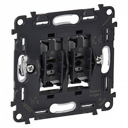 Valena IN'MATIC Вимикач 2-клавішний, автоматичні клеми, 752005