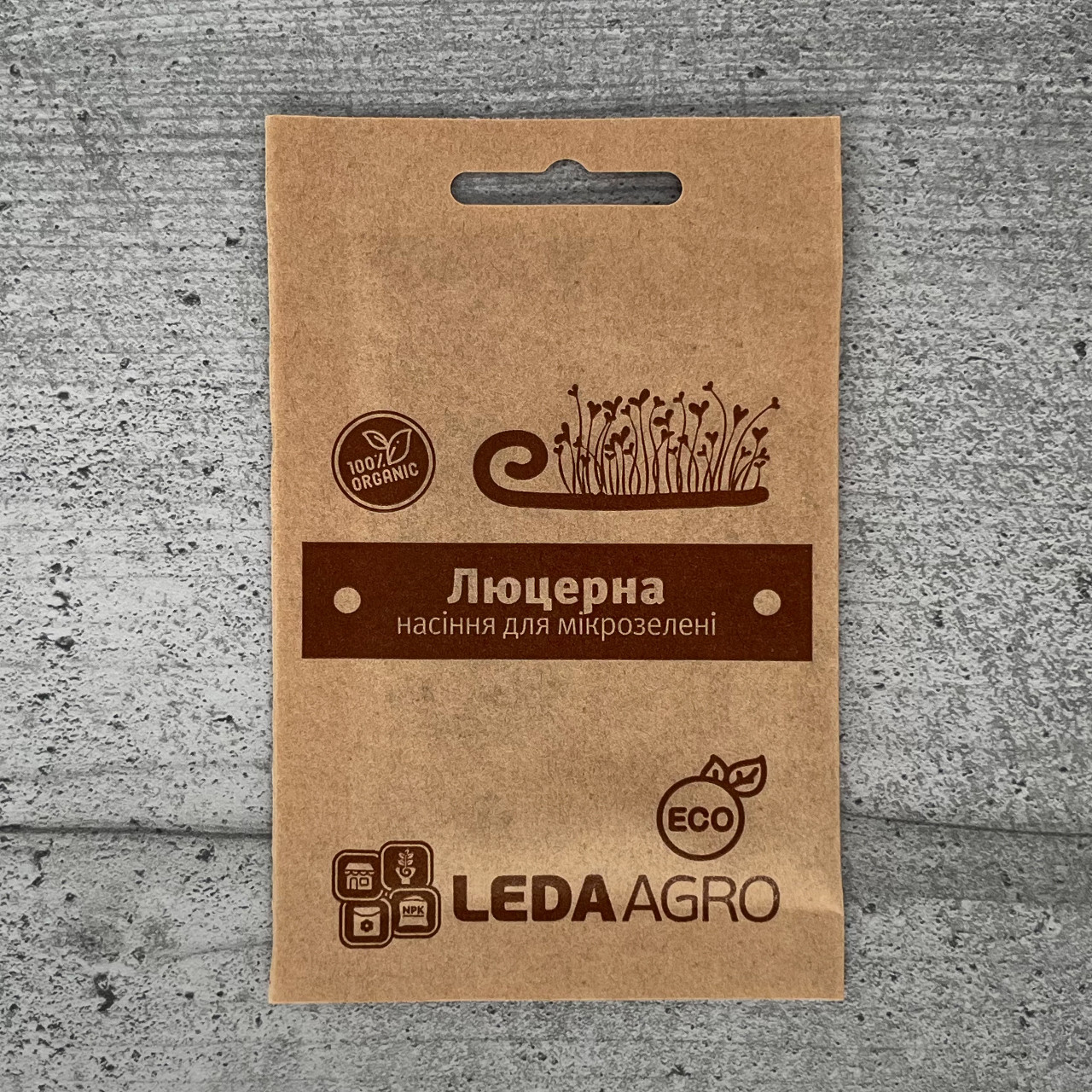 Мікрозелень Люцерна 5 г насіння Leda Agro