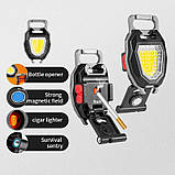 Ліхтар-брелок COB W5144, чорний, фото 7