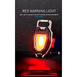 Ліхтар-брелок COB W5144, чорний, фото 9