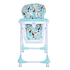 Стільчик для годування Bambi M 3233 Toucan Mint (регулювання висоти, нахилу спинки, підніжки, столика), фото 3