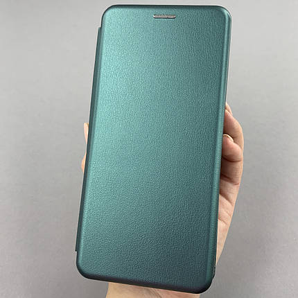 Чохол-книга для Samsung Galaxy A05s (A057F) книжка з підставкою на телефон самсунг а05с темно-зелена stn, фото 1