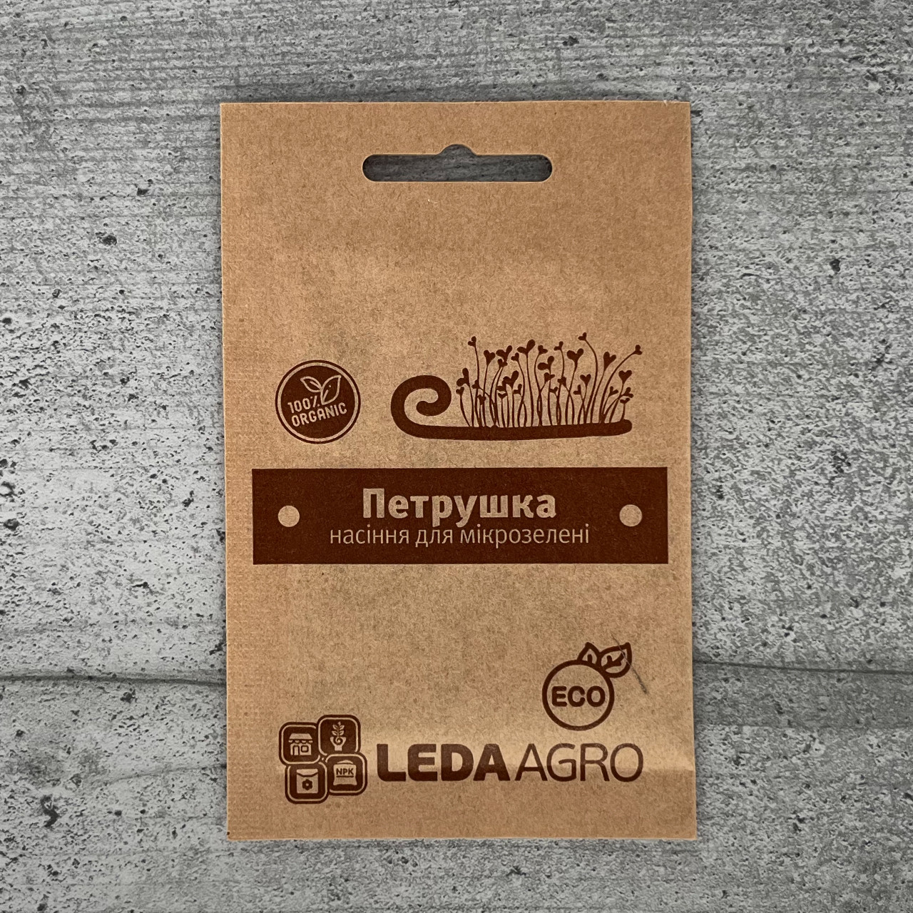Мікрозелень Петрушка 5 г насіння Leda Agro