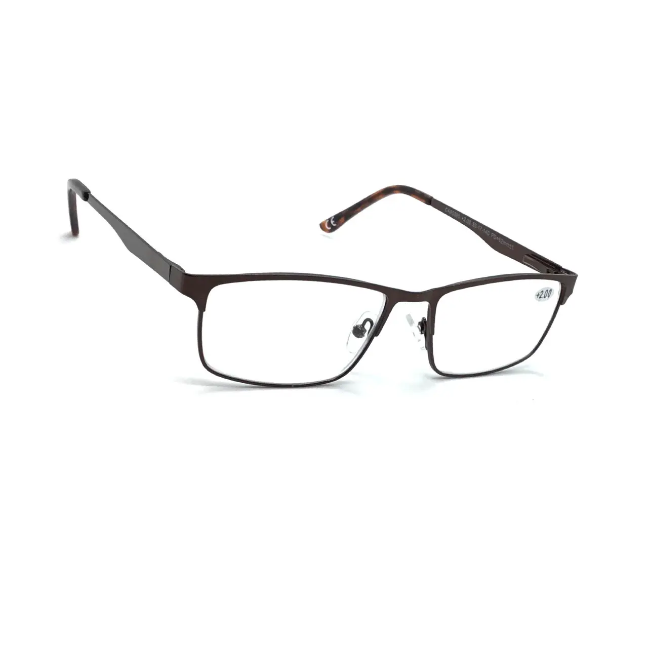 Оправні універсальні металеві окуляри 85580 бронза