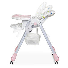 Стільчик для годування Bambi M 3233 Unicorn Pink (регулювання висоти, нахилу спинки, підніжки, столика), фото 4