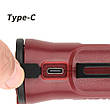 Ліхтар WORKLIGHT-72-XPE(white+red), 10W, 350 Lumen, Li-Ion акумулятор, поворот180º+180º, затискач, гак, магніт, ЗУ Type-C, фото 7