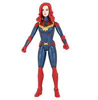 Игровая фигурка Avengers Titan Hero Deluxe Captain Marvel Капитан Марвел герои Марвелл "Мстители" 17 см