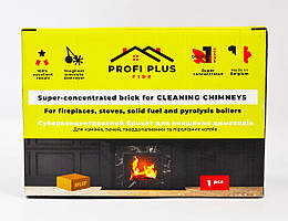 Суперконцентрований брикет для очищення димоходів Profi Plus, 1 шт.