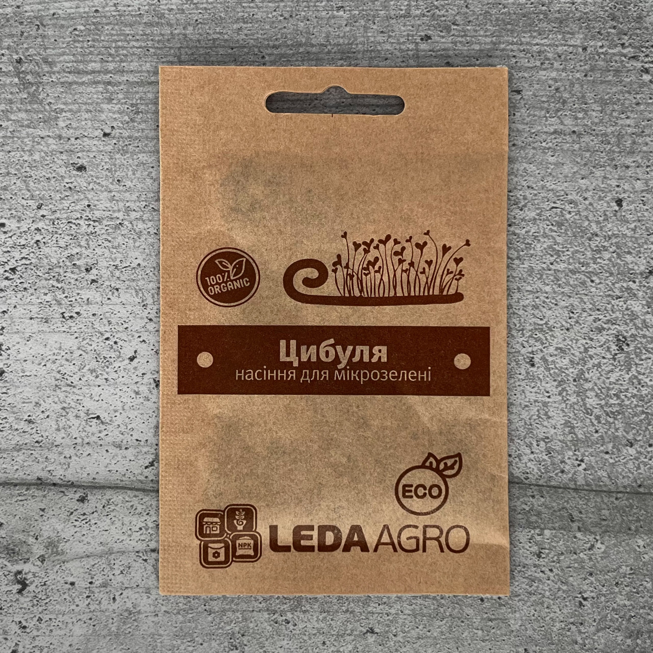 Мікрозелень Цибуля 5 г насіння Leda Agro