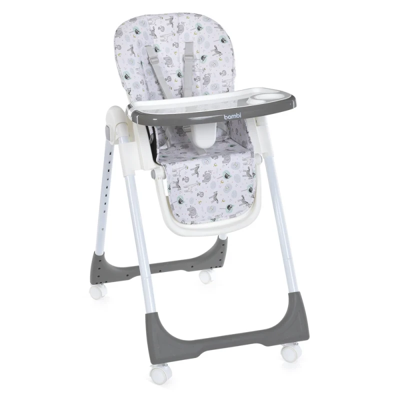 Стільчик для годування Bambi M 5673-11 (регулювання висоти, нахилу спинки, підніжки, столика)
