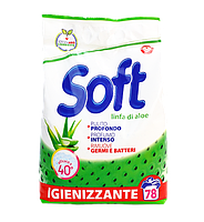 Универсальный стиральный порошок с активным кислородом biochimica Soft Linfa di Aloe 3.9 кг 78 стирок