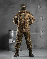 Зимний тактический костюм пиксель Avenger с комбинезоном , армейская форма зимняя пиксель комбинезон+бушлат