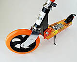 Самокат Scale Sports Scooter City 460 (USA) Оранжевий + Дзвінок, LED-ліхтарик, фото 5