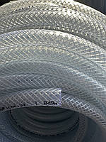 Шланг ПВХ харчовий прозорий Армований 6 мм