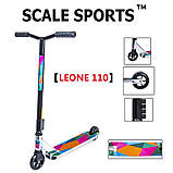 Трюковий самокат Scale Sports Leone 110 мм Білий (USA), фото 7