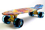 Пені Борд Penny Board 22,5" Acid Кислота (Світяться колеса), фото 4