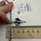 Срібний оберіг Янгол-Охоронець та ланцюжок комплект 925 проби, фото 5