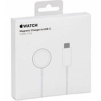 Беспроводное Зарядное Устройство для смарт часов for Apple Watch Magnetic USB-C 1:1 Цвет Белый