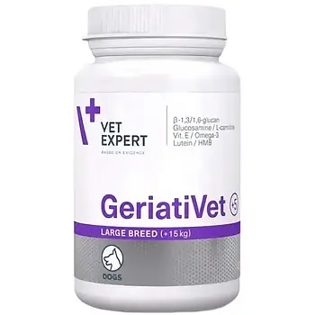 Вітаміни Vet Expert GeriatiVet Dog Large Breed для собак зрілого віку від 15 кг 45 таблеток