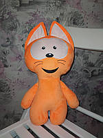 Плюшевая игрушка котенок коте оранжевый подарок для ребенка 30 см 4601