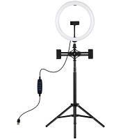 Набор блогера Puluz Ring USB LED lamp PKT3062B 11.8" + tripod 1.65 м (PKT3062B) a