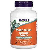 Цитрат Магнію Now Foods Magnesium Citrate 90 рослинних капсул