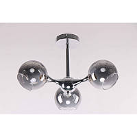 Люстра стельова на три лампи Е14,  хром, артикул FP-21111-3