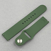 Ремешок 20 мм для Huawei Watch GT2 42 mm силиконовый ремешок для смарт часов хуавей вотч гт2 зеленый wtc