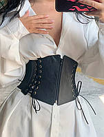 Корсет жіночий на шнурівці та блискавці 70 - 90 см талія