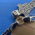 Срібний оберіг Янгол-Охоронець із молитвою та ланцюжок комплект 925 проби, фото 8