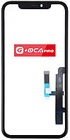Сенсор (тачскрин) для iPhone 11 черный с микросхемой + рамка + OCA G+OCA Pro