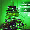 Гірлянда світлодіодна 10м 100 LED IP65 водонепроникна мідний провід батарейки для вулиці свята, фото 4