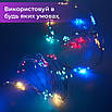 Гірлянда світлодіодна 10м 100 LED мідний провід батарейки водонепроникна IP65 для вулиці гнучка, фото 7