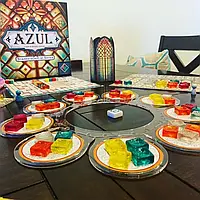 Azul: Stained Glass of Sintra - абстрактна настільна гра (Азул. Вітражі Сінтри), англомовне видання