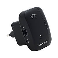 Роутер репитер Wavlink Black WL-WN560N2 (2.4 ГГц) WiFi ретранслятор репитер