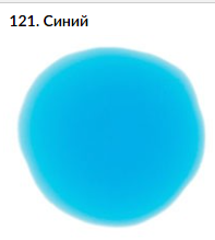 Фарба вітражна по склу 30мл 121 синій Renesans, фото 2